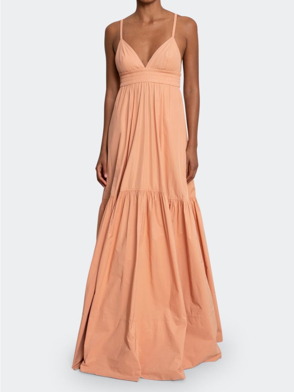 A.L.C. Rosanna Coral Spaghetti-Strap Maxi Dress
